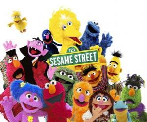 Puzzle Κύρια χαρακτήρες του Sesame Street